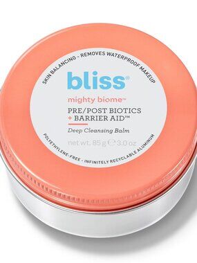 Bliss Mighty Biome Pre/Post Biotics + Barrier Aid Deep Cleansing Balm 3.0 oz
